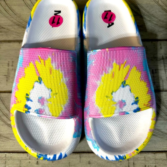 ♥️ Women's Mia Pastel Multi Lexa Slide Sandals - Picture 5 of 6